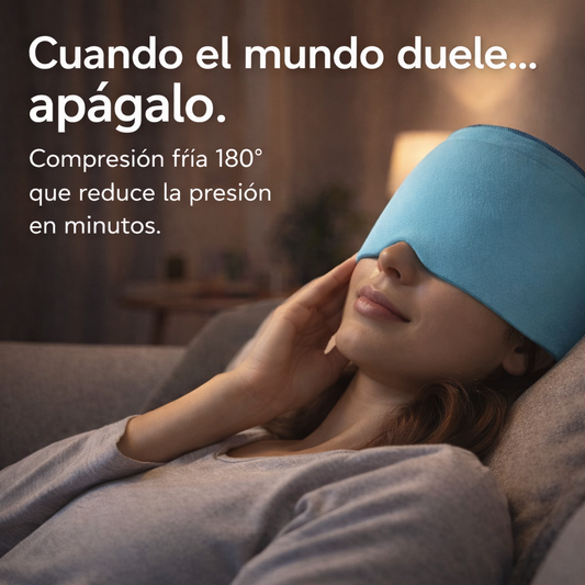 Gorro 360 Plus — Alivio inmediato para migrañas, sin pastillas